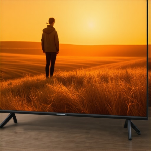 A modern mini LED TV showcasing vibrant HDR content highlighting contrast and brightness features.