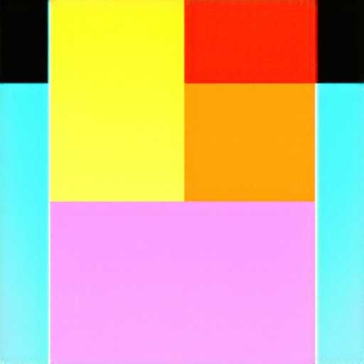 Test patterns on a TV screen for calibration of contrast and brightness