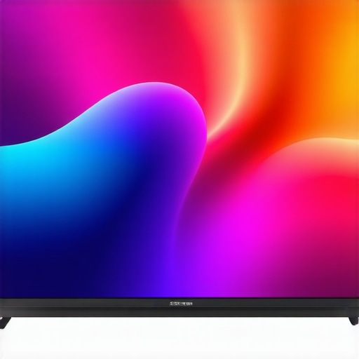 A sleek mini LED TV screen showcasing vivid HDR visuals with adjustable contrast and brightness settings.