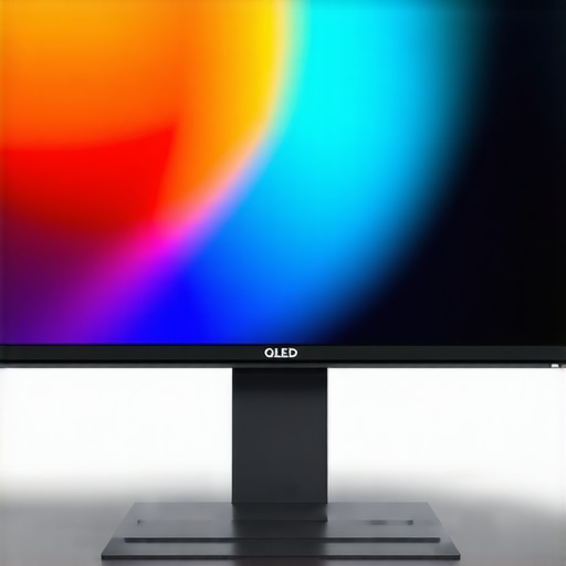 Device used for calibrating the contrast and brightness settings of a QLED TV.