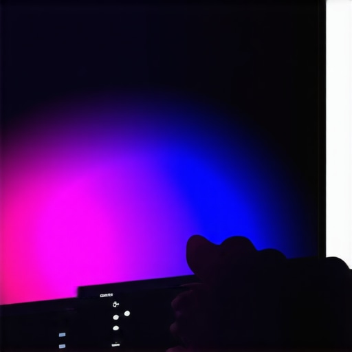 Diagram showing contrast zone controls on a mini LED TV screen.