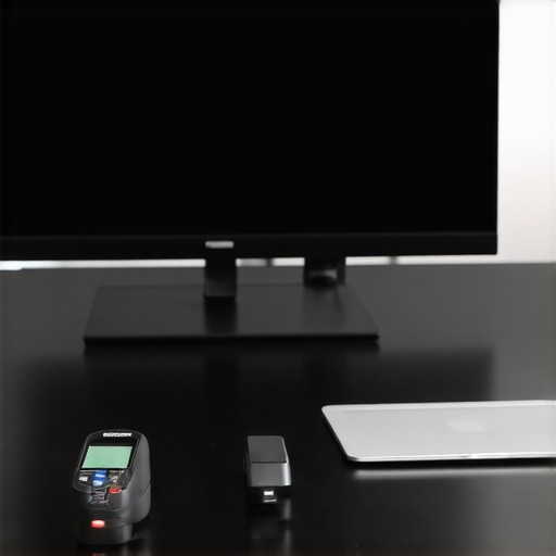 Colorimeter and calibration software used for maintaining contrast and HDR performance in Mini LED TVs.