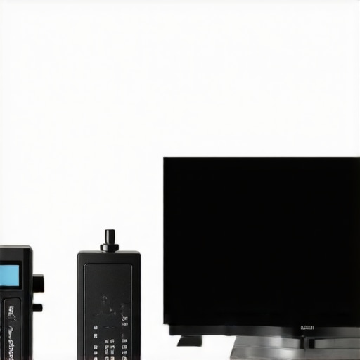 Calibration device measuring TV luminance for optimal HDR contrast and brightness.