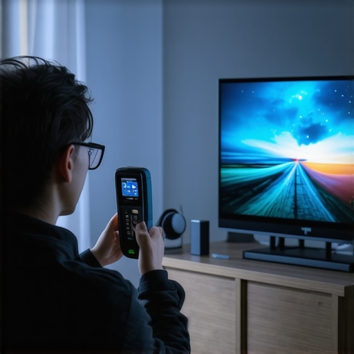 Calibrating a mini-LED TV using a colorimeter for optimal contrast and brightness