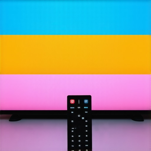 Close-up of TV calibration settings for contrast, brightness, and gamma adjustments.